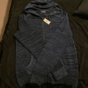 Express - Men’s - knit zip-up Sweater - Large - NWT